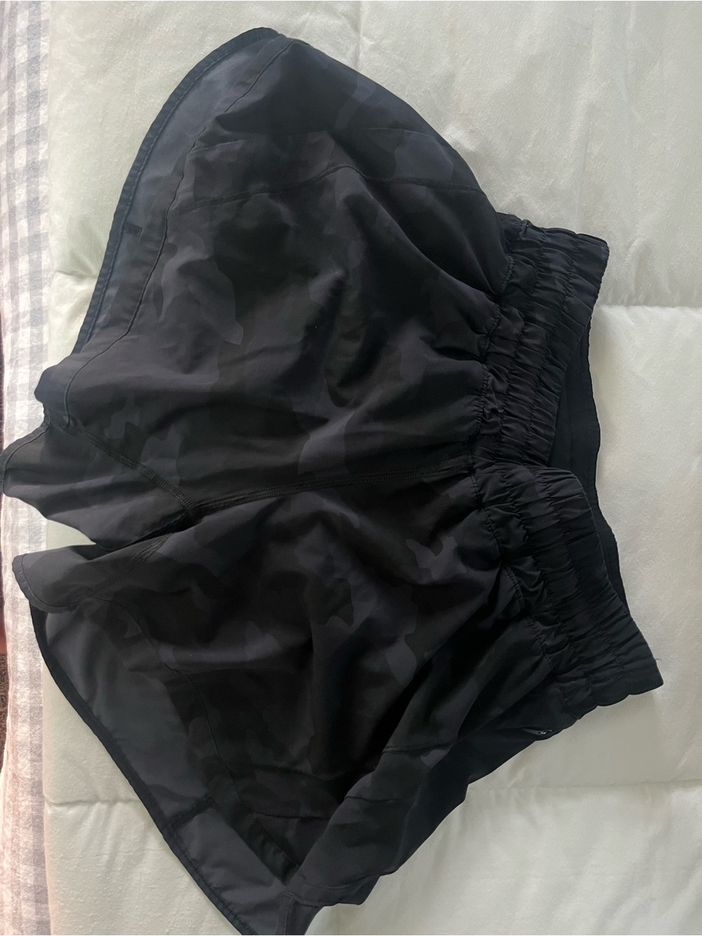 lululemon athletica Black Camo Athletic Shorts